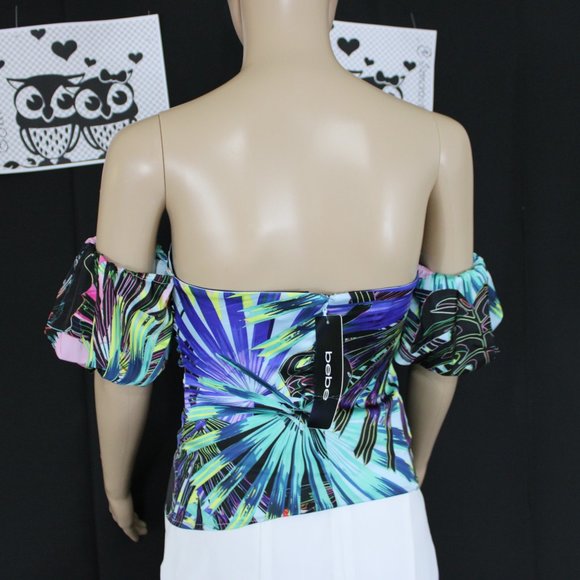 Bebe Drawstring Ruched Top - Picture 4 of 5